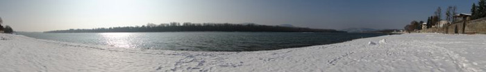 Téli napsütés a Dunaparton