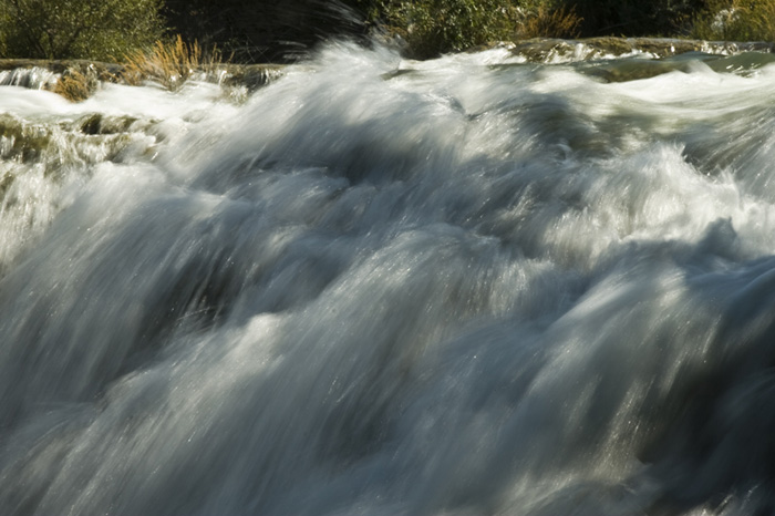 Krka folyó vízesése 