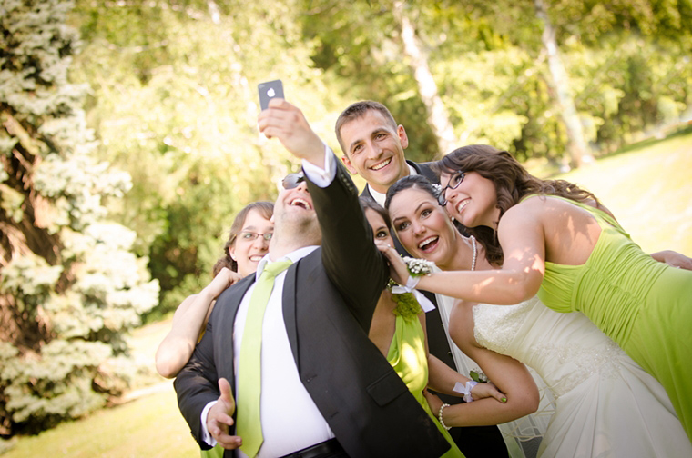 Esküvői selfie