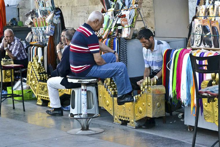 Istanbul - cipőtisztítók