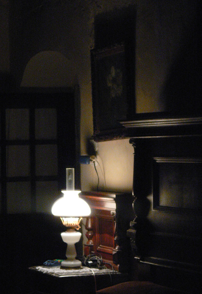 A szoba este